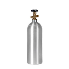 New 5 lb. Aluminum CO2 Cylinder Tank with CGA320 Valve DOT Stamped / TC Approved