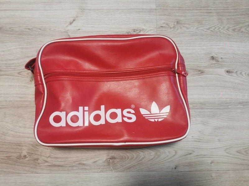Adidas Originals Unisex Messenger Bag Red Trefoil Log… Gem