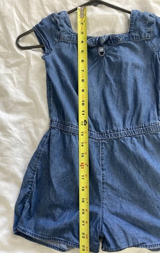 Old Navy Girl’s Denim Romper Size S(6-7) - Picture 7 of 8