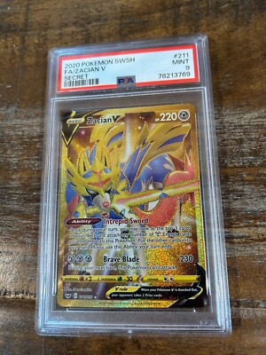 Zacian V (Secret) 211/202 Swsh01: Sword & Shield Holo for sale