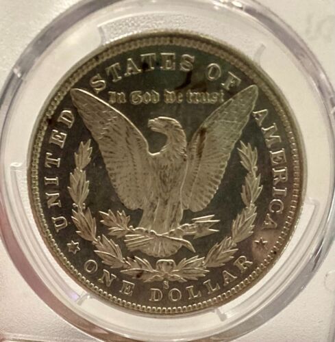 1880-S Deep Mirror Prooflike Morgan Silver Dollar, PCGS MS-63 DMPL - Picture 10 of 10