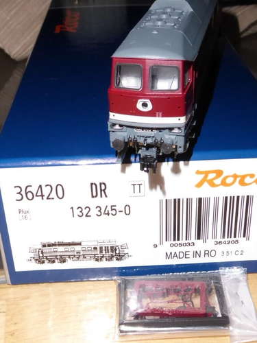 Roco 36420 Tt Diesellok Br 132 345-0 the Dr Epoch 4 With Plux 16 Dss New Boxed - Picture 10 of 12