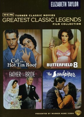 NEW--TCM--BUTTERFIELD 8/ SANDPIPER/ CAT ON HOT TIN ROOF/ FATHER OF BRIDE (DVD, 4