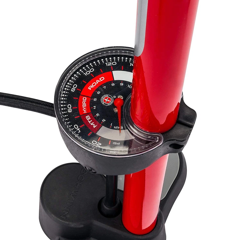 Schwinn Mejor Bomba Con Calibre Bicicleta Neumático Baloncesto Fútbol Fútbol Balón Foto 4 de 4