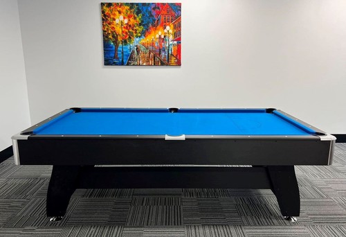 8FT POOL TABLE SNOOKER BILLIARD TABLE 25mm TABLE TOP - HOME GAME - Picture 7 of 8