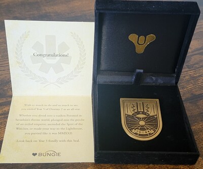 Destiny 2 Bungie Rewards - 2022 MMXXII Seal Pin - Retired