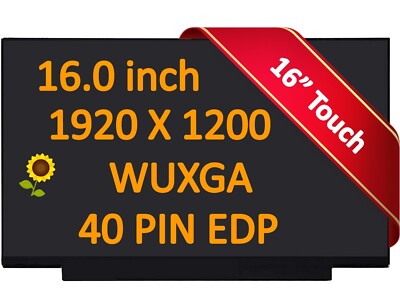16'' For Lenovo Ideapad Slim 5 16ABR8 82XG WUXGA LED LCD Touch Screen Replacement
