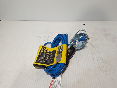 LumaPro 4V346 Hand Lamp w 25ft Cord, Bulb Dependent, 100 W, 120vac, 16 AWG Cord