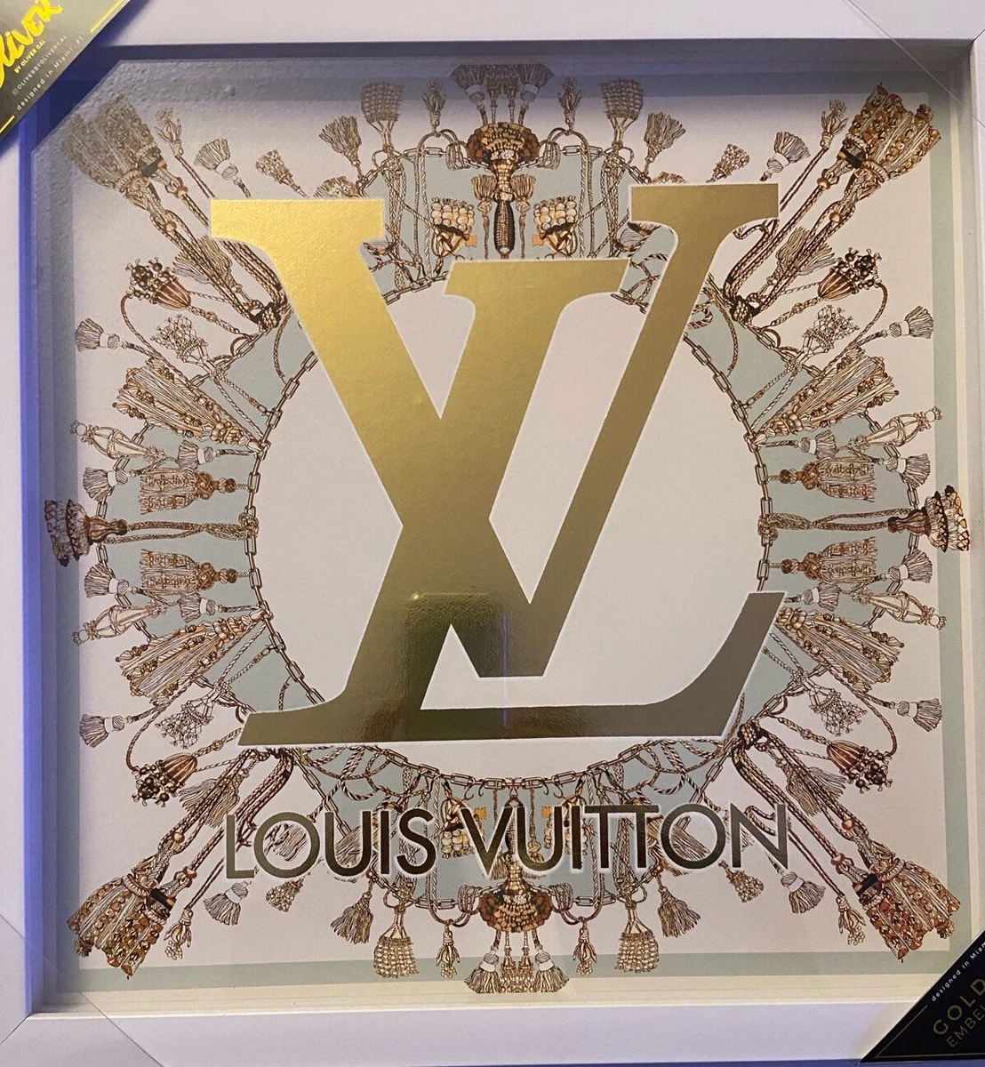 lv framed wall art