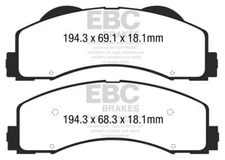 EBC Brakes 6000 Series Greenstuff Truck/SUV Brakes Disc Pads DP63034