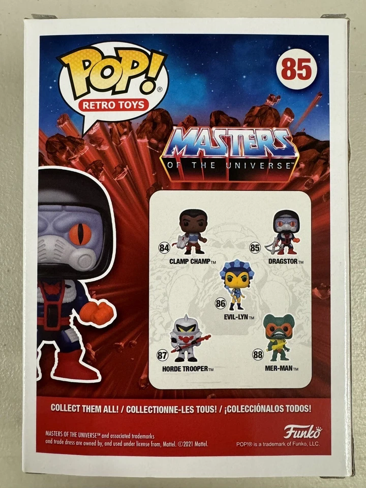 Dragstor 85 ~ Masters of the Universe (MOTU) ~ Vinilo Funko Pop ~ Juguetes Retro Foto 3 de 4