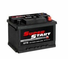 Mercedes Benz S-Class W126 1979-1991 SUPER START 075 Smf Battery Electrical