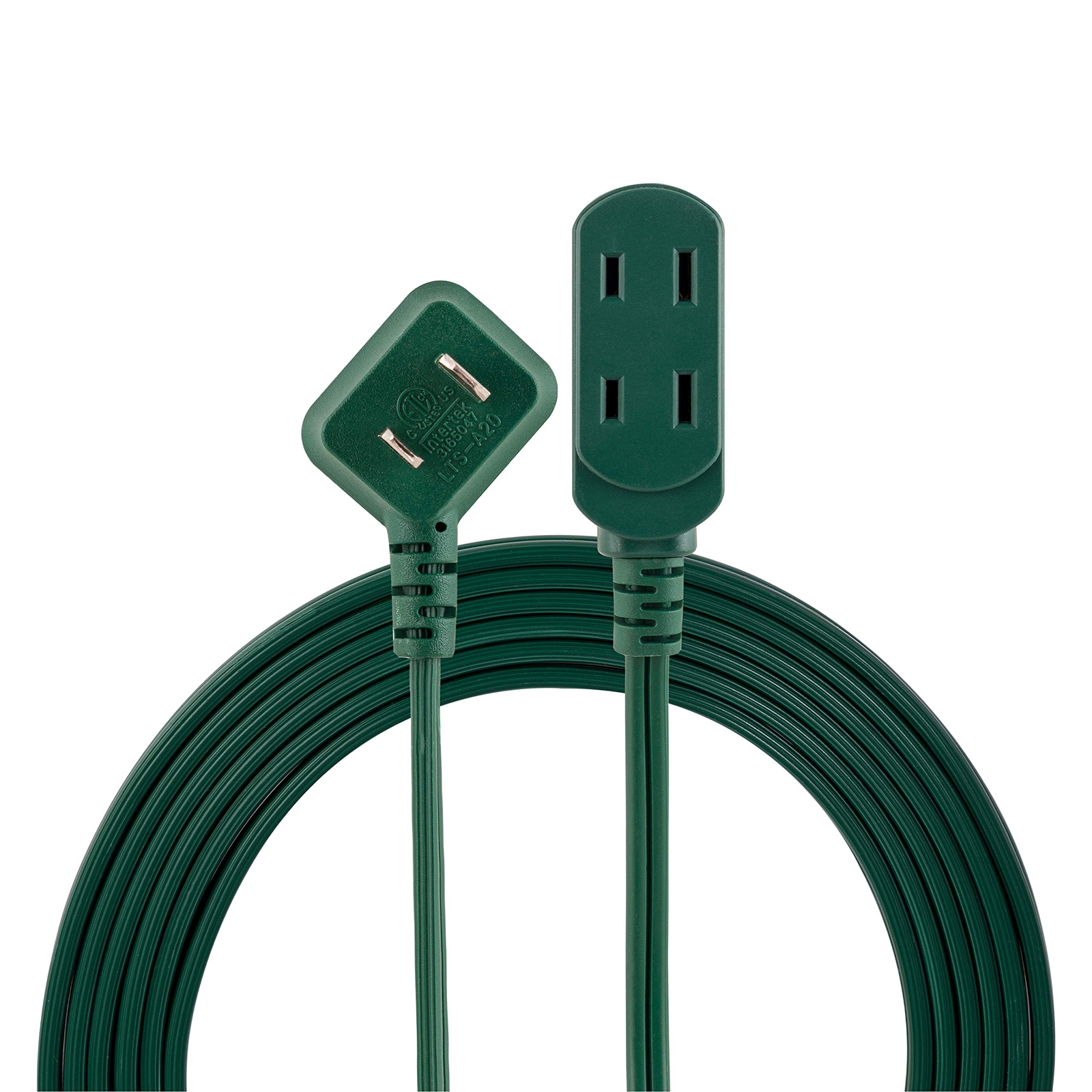 Philips Accessories 3 Outlet Extension Cord 15Ft Long Cord Green