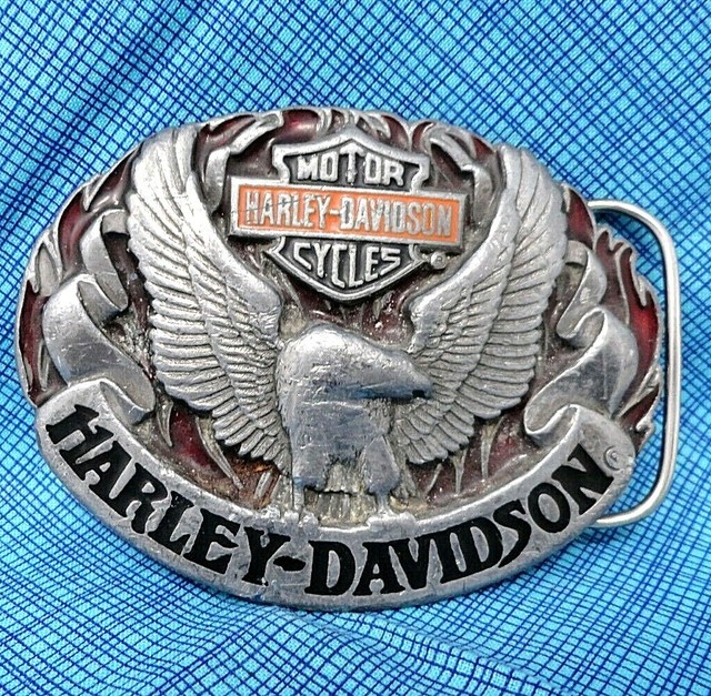 Vintage HarleyDavidson Belt Buckle 1992 Siskiyou D88