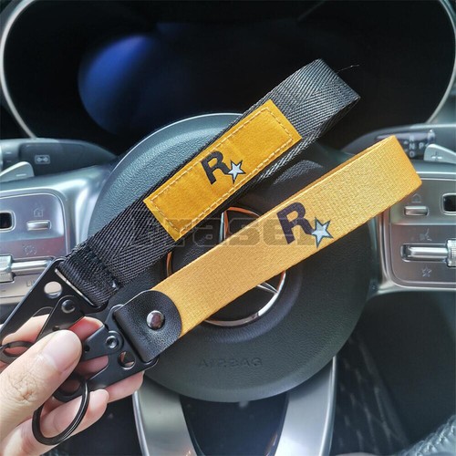 3 options Rockstar GTA 5 Key Strap Lanyard Keyring Auto Motorcycle Embroidery AU - Picture 8 of 21