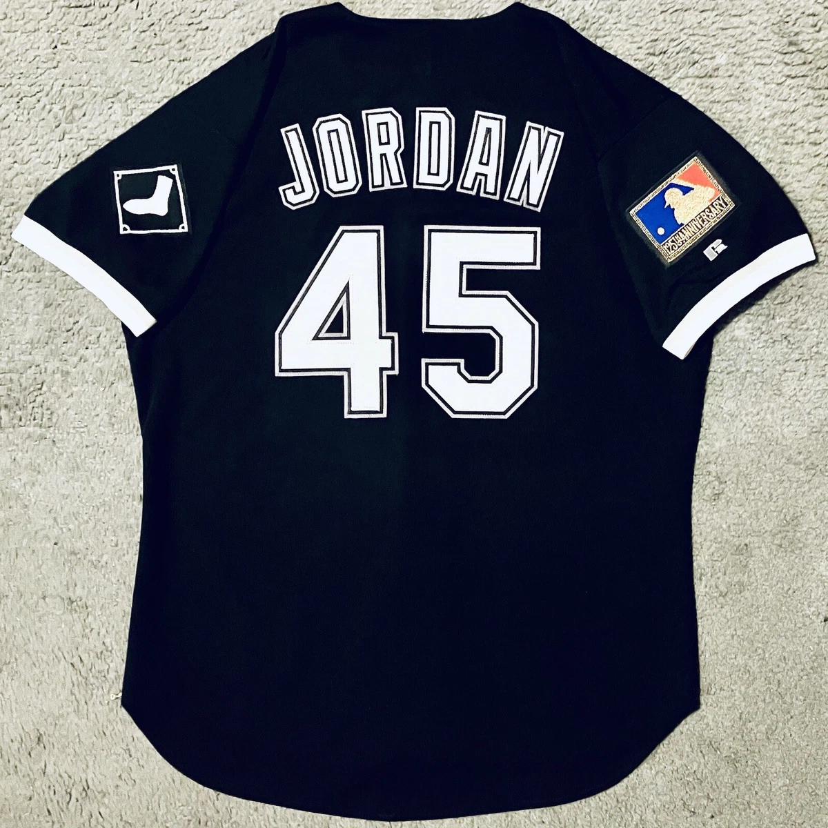 authentic michael jordan white sox jersey