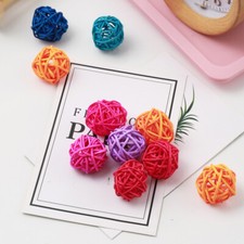 Willow Branch Ball Rattan Balls Bird Parrot Chew Toys Bird Cage Hanging Ornament