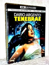 Tenebrae (4K/Blu-ray, 2023) NEW intense Dario Argento John Saxon horror thriller