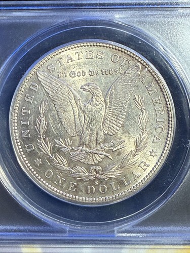 1882 S MORGAN SILVER DOLLAR ANACS AU 53 DETAILS CLEANED - Picture 4 of 4