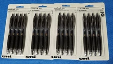 16 Uni-Ball Signo 207 Retractable Gel Ink Roller Ball Pen, 0.5mm, Micro  Point