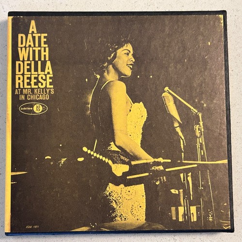 Della Reese "A Date With At Mr. Kelly's" 4 Track 5" Reel To Reel Tape Jazz RARE