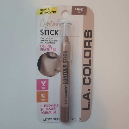 L.A. Colors Lot Plump Gloss Loose Eyeshadow Tan Contour stick eyeliner hilighter - Picture 3 of 10