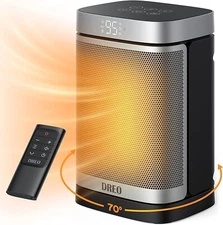 Dreo Space Heaters for Indoor Use, 70°Oscillating Portable Heater With Remote