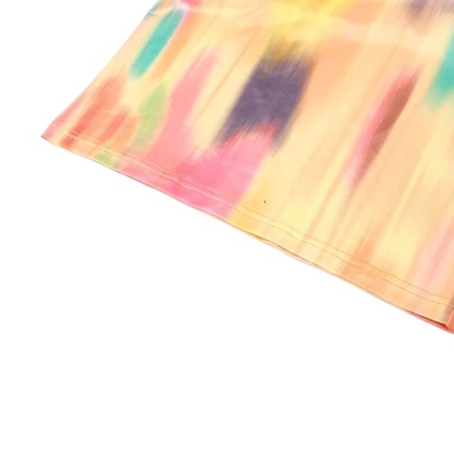 Sleeveless Print Ribbed Midi Dress Colorful Maxi Dress Girls - Picture 11 of 14