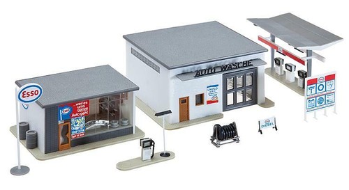 FALLER  130296	 Filling station and car wash 1:87 suberb detail   | Zustand: Nuevo