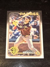 2024 Topps Baseball Jackson Merrill COMPLETE SET ROOKIE VARIATION SP #699🔥