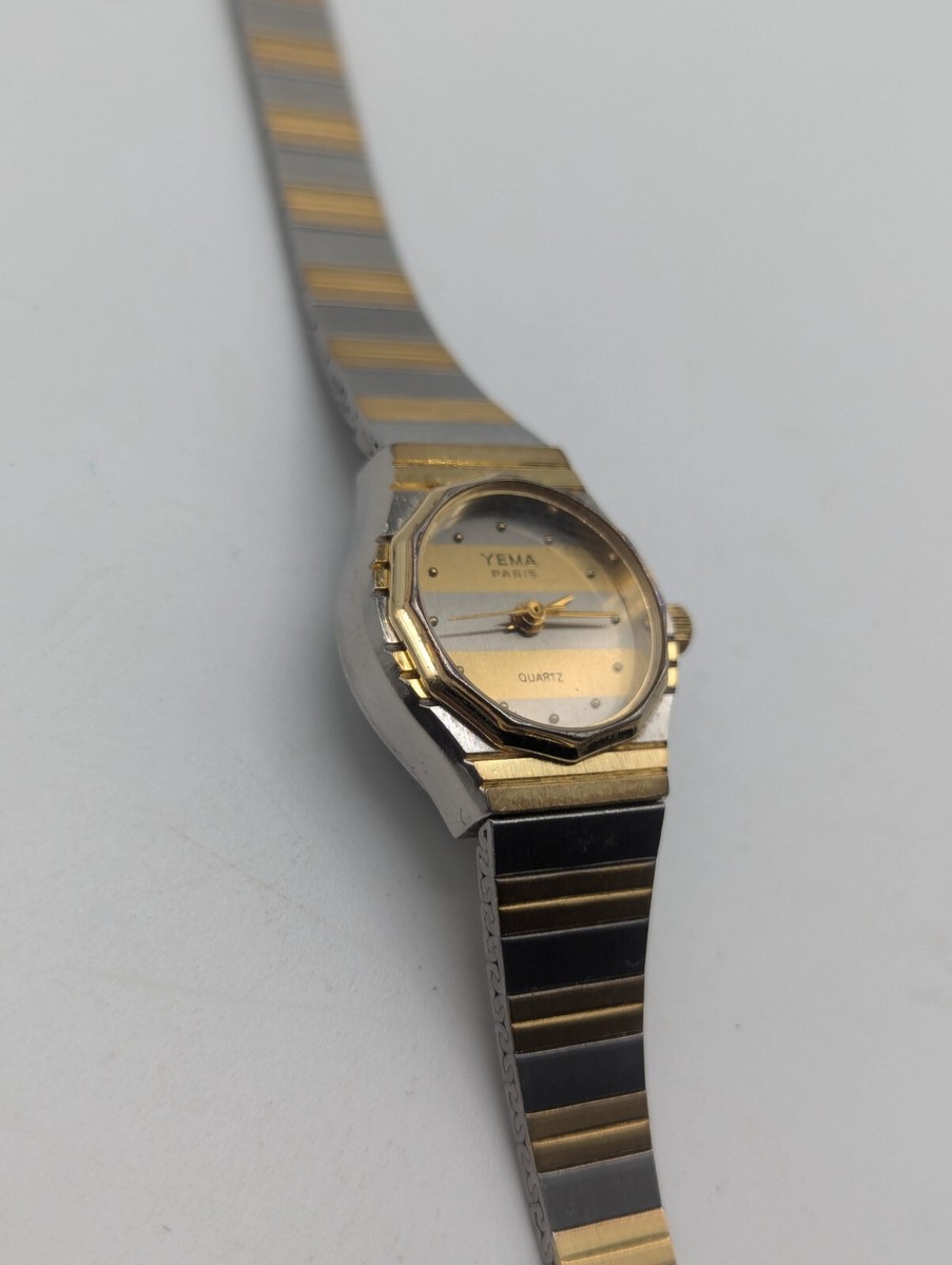 Montre Vintage Yema Paris Femme Quartz - Fonctionne, Pile Changée, Occasion