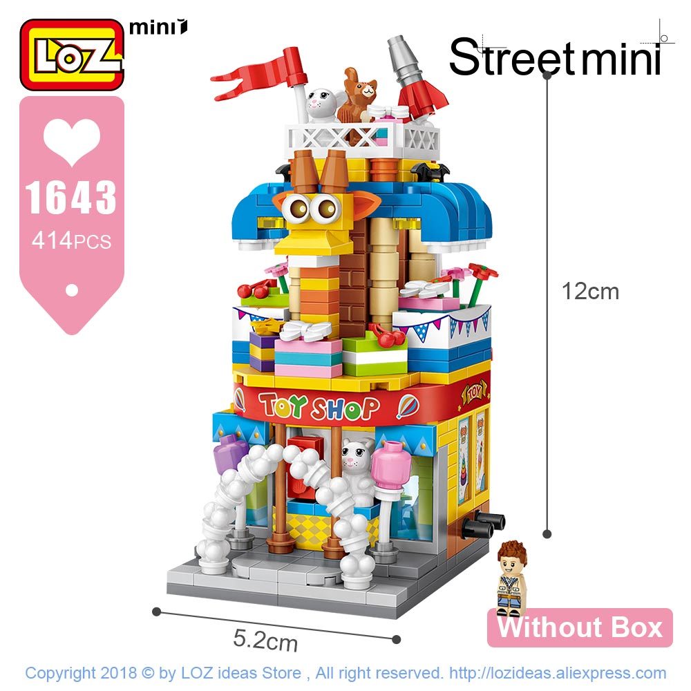 スマイルショップ Street View Toy Shop LOZ Diamond Building Blocks iBlock Fun 1643