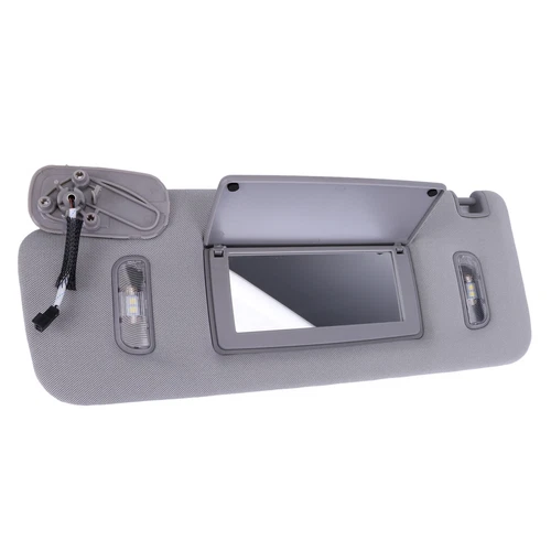 Gray Left Driver Side Sun Visor W/ Light Fits Chevrolet Suburban Tahoe 15-19 NEW - Foto 14 di 20