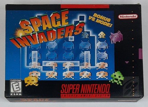 Space Invaders CIB Complete (Super Nintendo Entertainment System, 1997) SNES - Picture 8 of 13