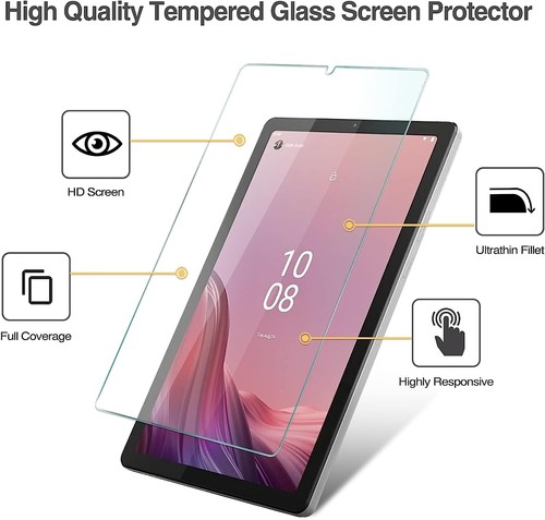 2x 9H Hartglas Lenovo Tab M9 HD TB-310FU 2023 Schutzglas Panzerfolie Full-Screen - Afbeelding 3 van 6