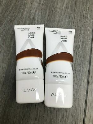 2pk Almay Smart Shade Matching Makeup 600 Make Mine Dark Foundation 1 Fl Oz