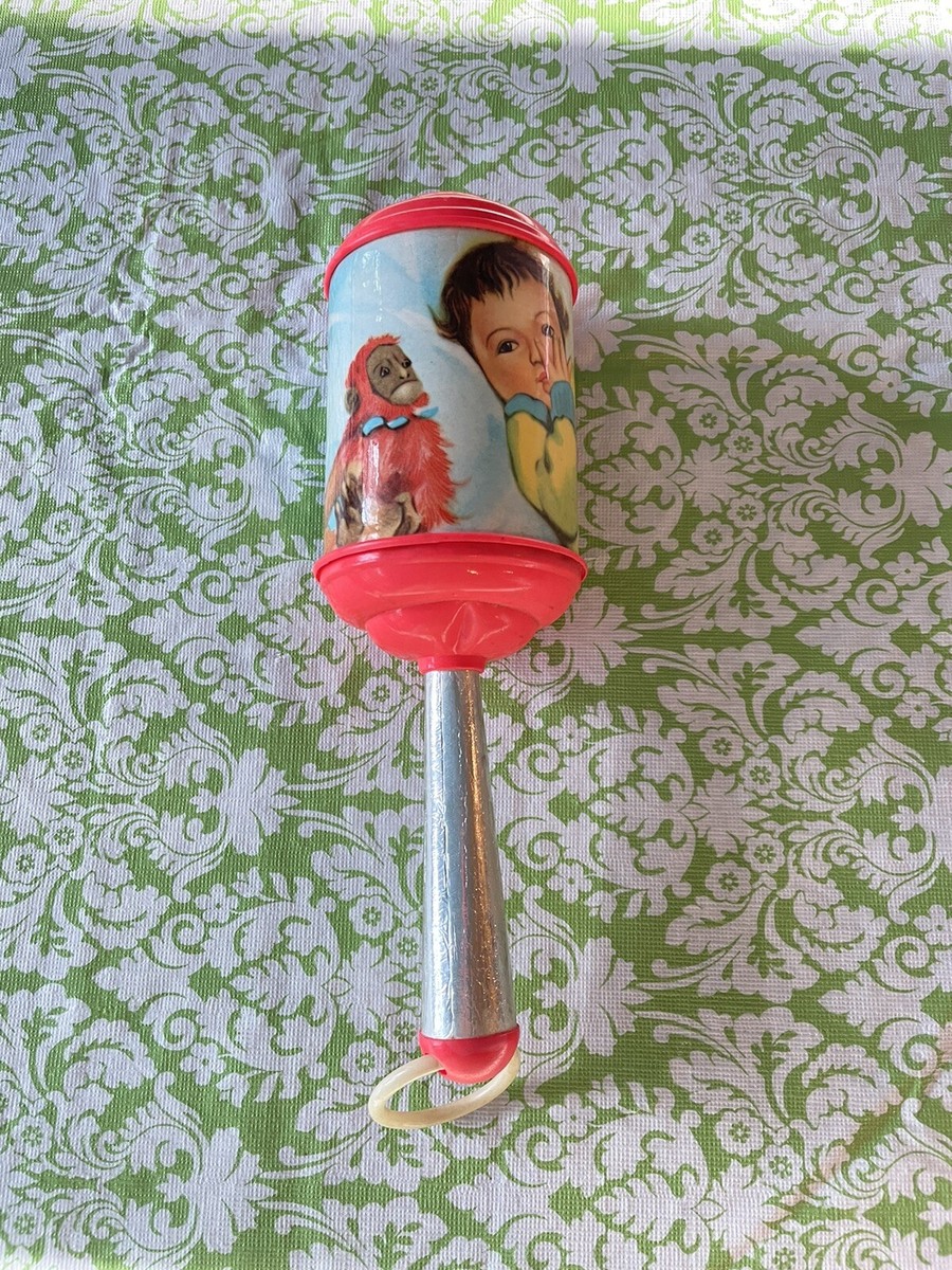 Vintage Baby Chime Rattle Baby And Monkey Made In Japan | eBay