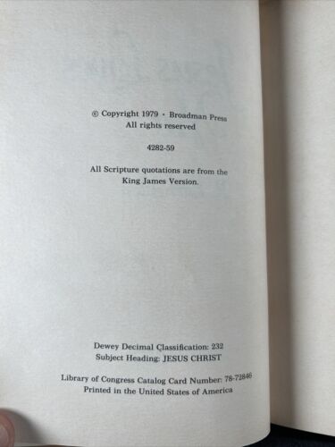 Jesus Loves Me by R. Earl Allen (1979 Hardcover) - Picture 3 of 5