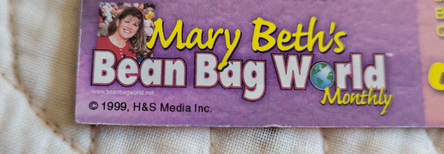 1999 Mary Beth's Bean Bag World Promo Card #1 - Picture 3 of 3