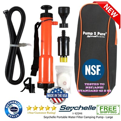 #ad #ad Portable Water Filter Camping Pump Large $79.95