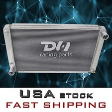 3 Rows Aluminum Racing Radiator For 1961-1965 Lincoln Continental Base 7.0L V8