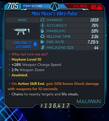 Borderlands 3 🔥Buy 1, Get 1 Free🔥 Any Level 72 SMGs - Any Anointment DLC4 - Picture 213 of 225