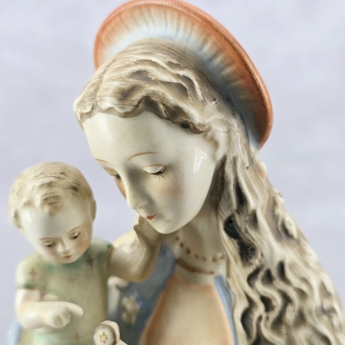 Rara Figurina Hummel Goebel Fiore Madonna 10/1 TMK 2 - 1950 1959 - Foto 17 di 20