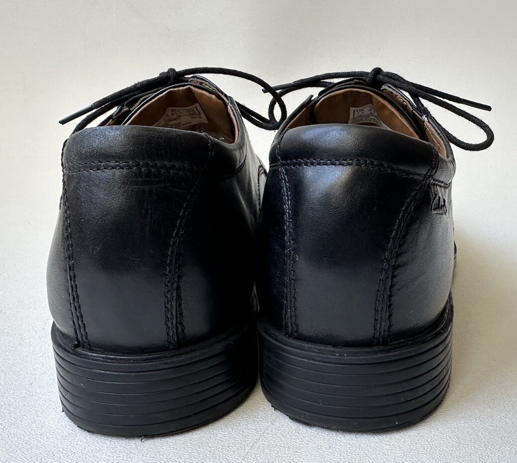 SAOLA Clarks Collection scarpe comode uomo in pelle nera 15770 taglia 8 5 M M39