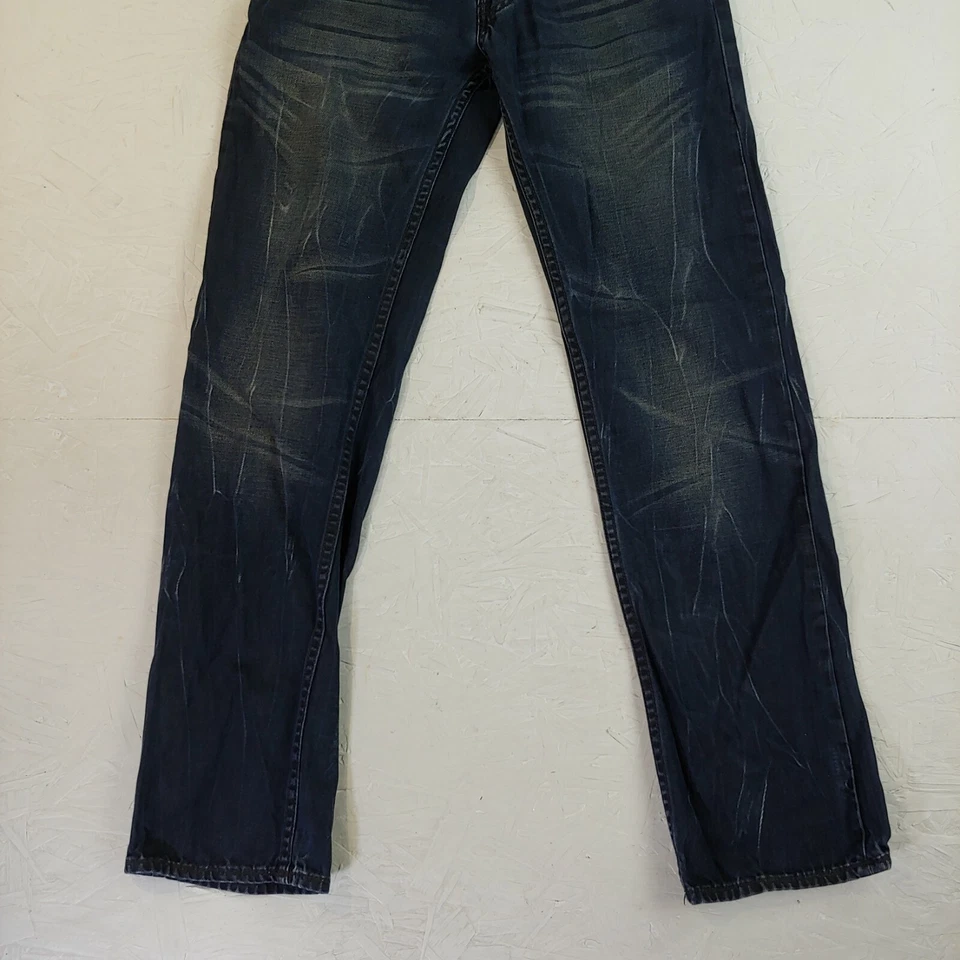 Jeans Urban Behavior Denim Slim Fit 30 x 30 Desteñidos Desgastados Usados Foto 3 de 4