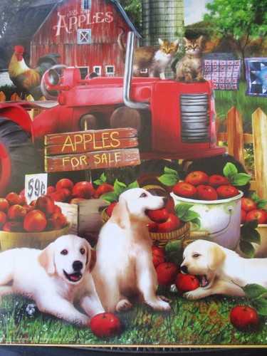 Suns Out Brand 500 Piece Tom Wood Art PUZZLE "Official Taste Tester" 18"x24" - Picture 4 of 4