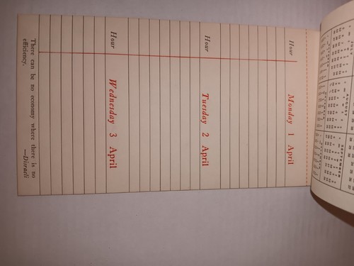 Vintage April 1963 Werbung Pin Up Girl Mini Kalender April Show'er - Bild 4 von 4