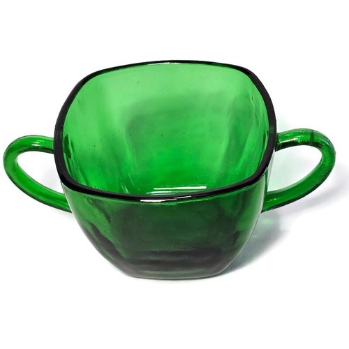 Anchor Hocking Vintage Emerald Green Depression Glass Sugar And Creamer Set - Picture 6 of 13