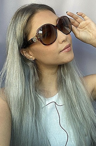 Elegantes gafas de sol para mujer MICHAEL KORS MK 6004 rosa habana de gran tamaño raro encontrar - Imagen 5 de 12