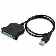 New USB 2.0 to IEEE-1284 25 Pin Parallel Printer Connector Adapter Cord Cable